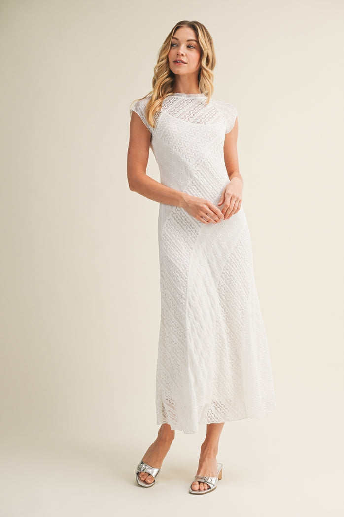 Spring Lace Maxi Dress