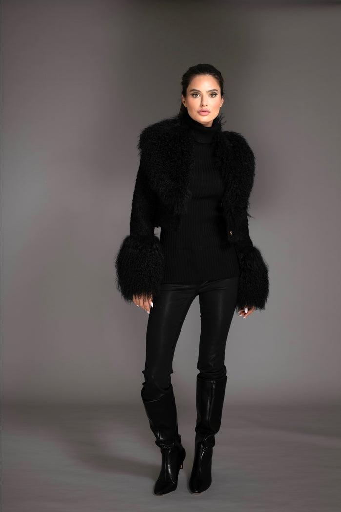 Nuvula Mongolian Shearling Coat
