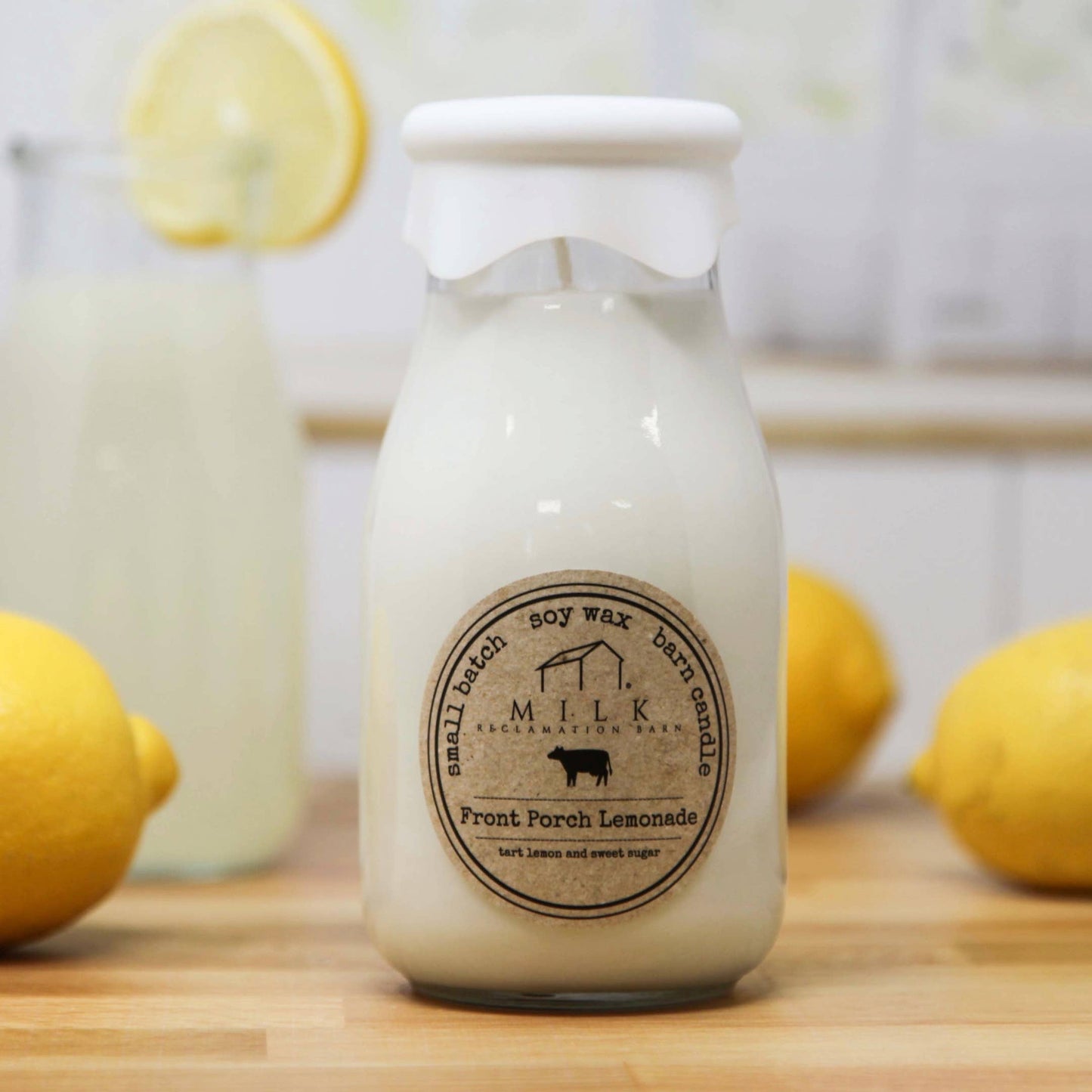 Milk Bottle Candle