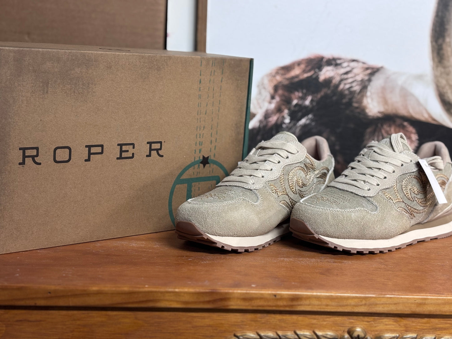 Roper Giddy Up Champagne Shoes