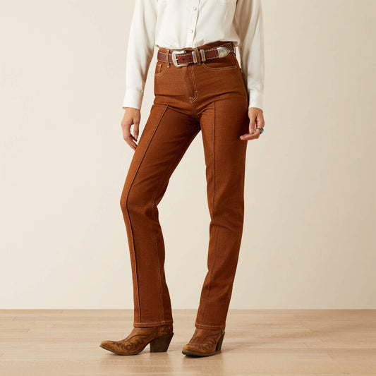 Cinnamon Stitches Straight Leg Jean