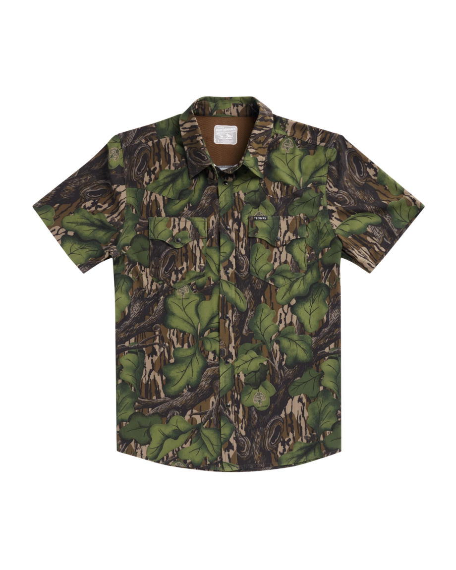 Men's Tecovas x Mossy Oak Performance Western Short Sleeve