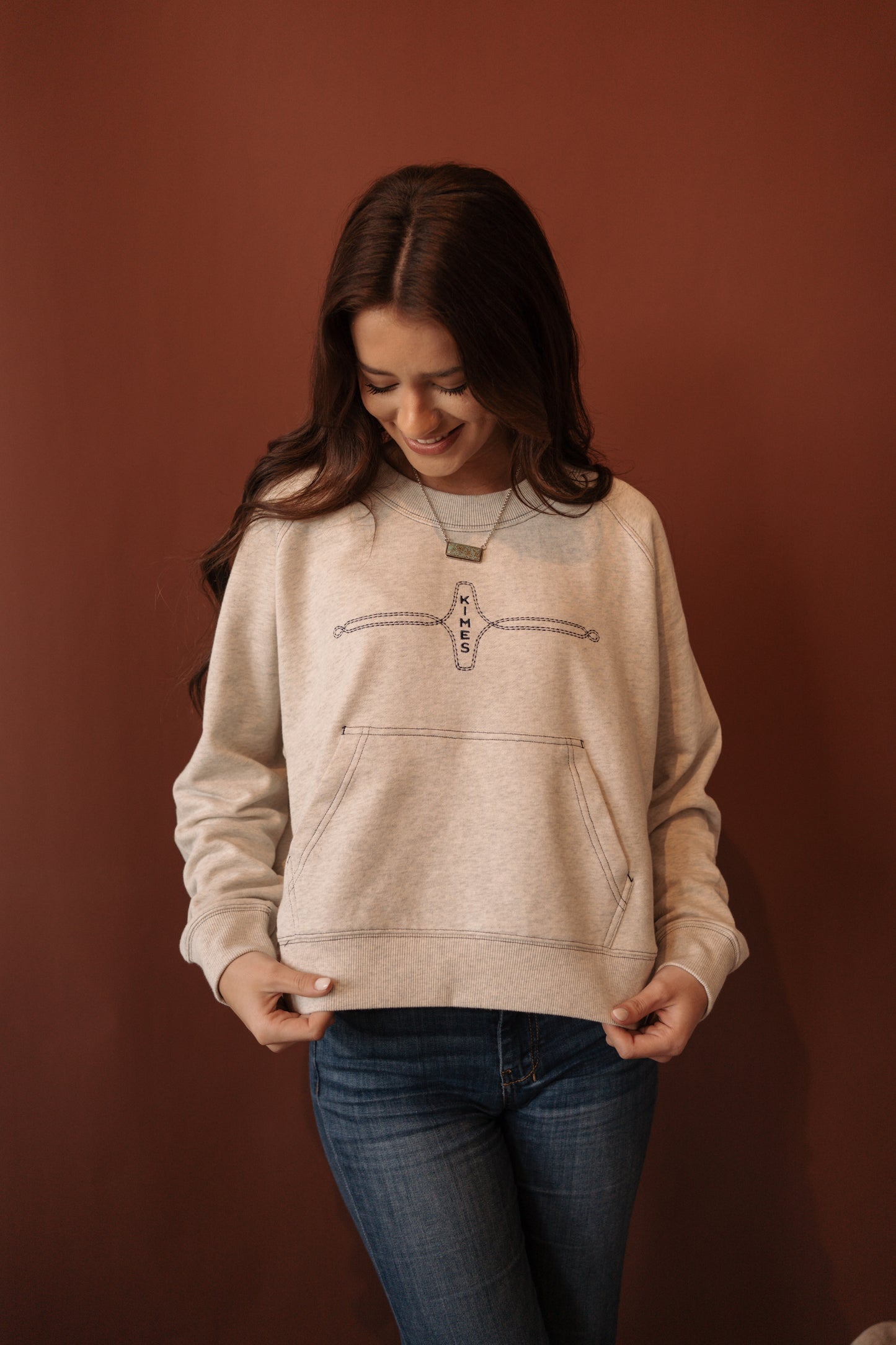 Kimes Gracie Cropped Crew