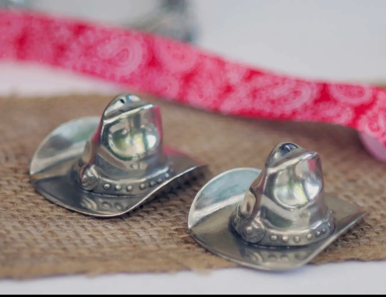 Pewter Cowboy hat Salt & Pepper shakers
