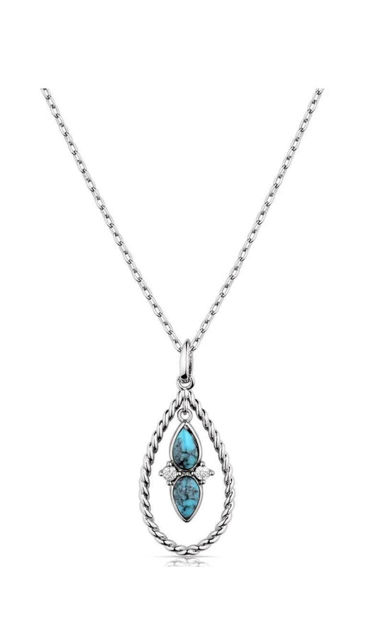 Montana Silver Moonlit Ocean Necklace