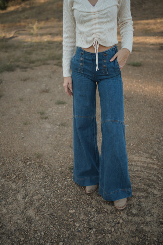 Kimes Sofie Indigo Wide Leg