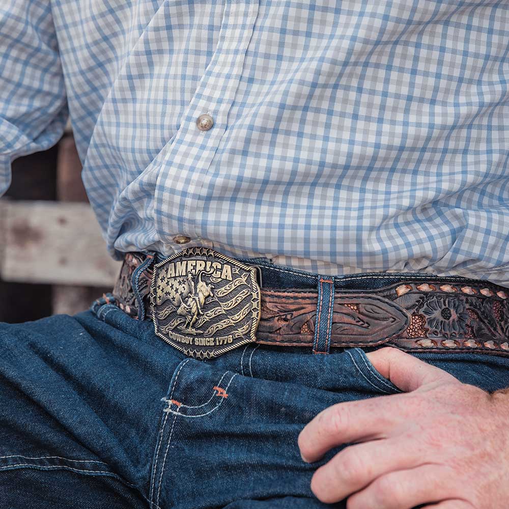 Cowboy Since 1776 Attitude Buckle