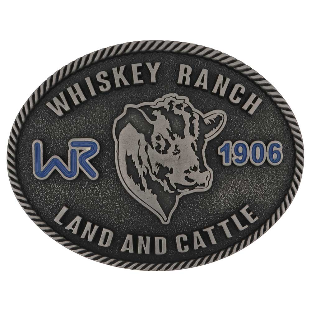 Land & Cattle Whiskey Ranch Buckle