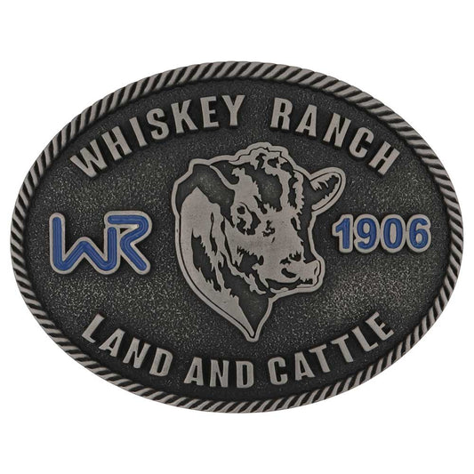 Land & Cattle Whiskey Ranch Buckle