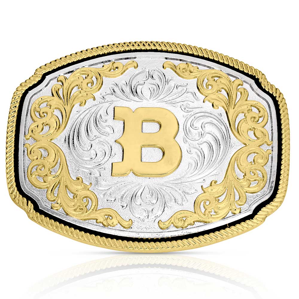 Western Initial Buckle -ALL Letters