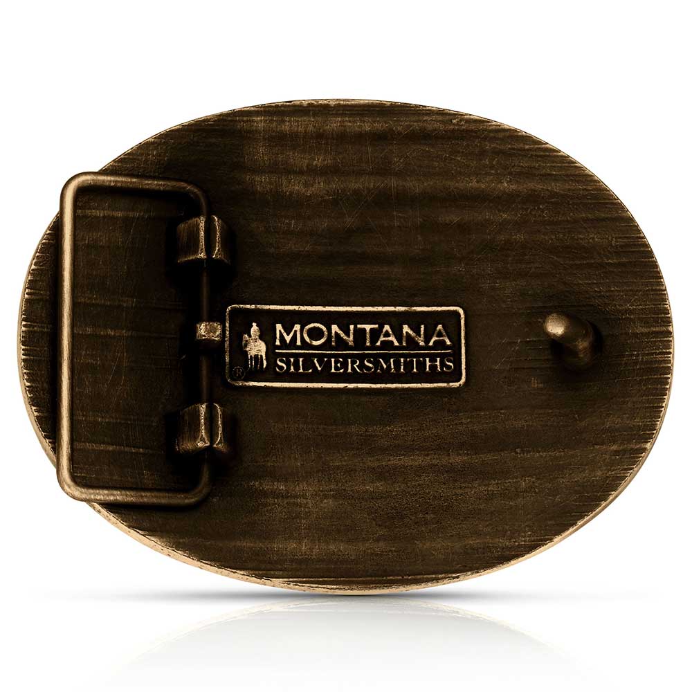 Don't Tread on Me Belt Buckle Brass
