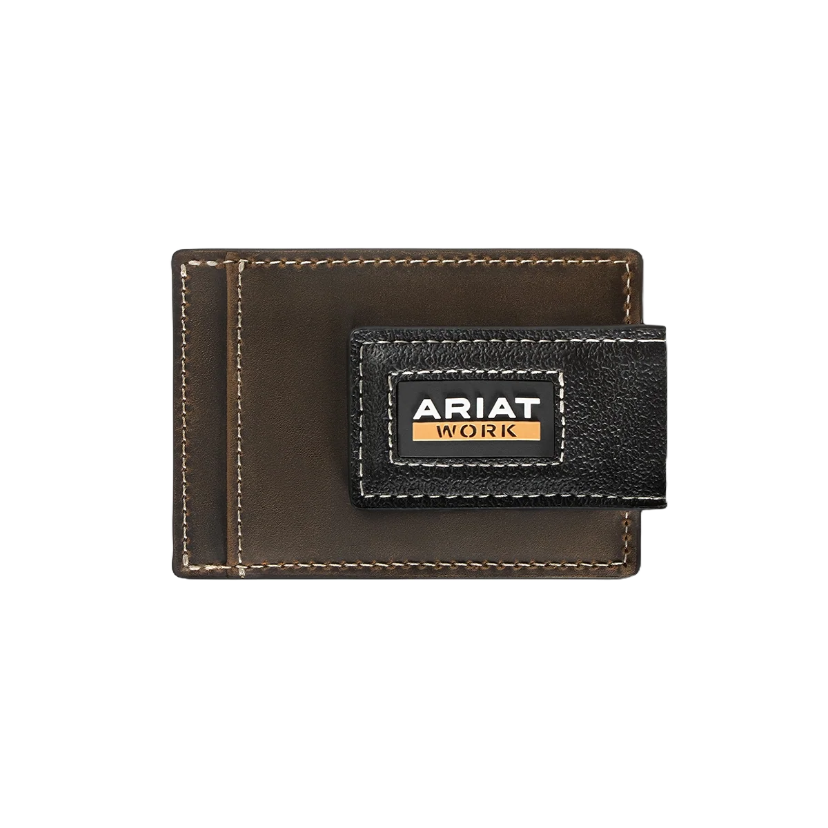 Ariat Men's Work Card Case Money Clip Wallet