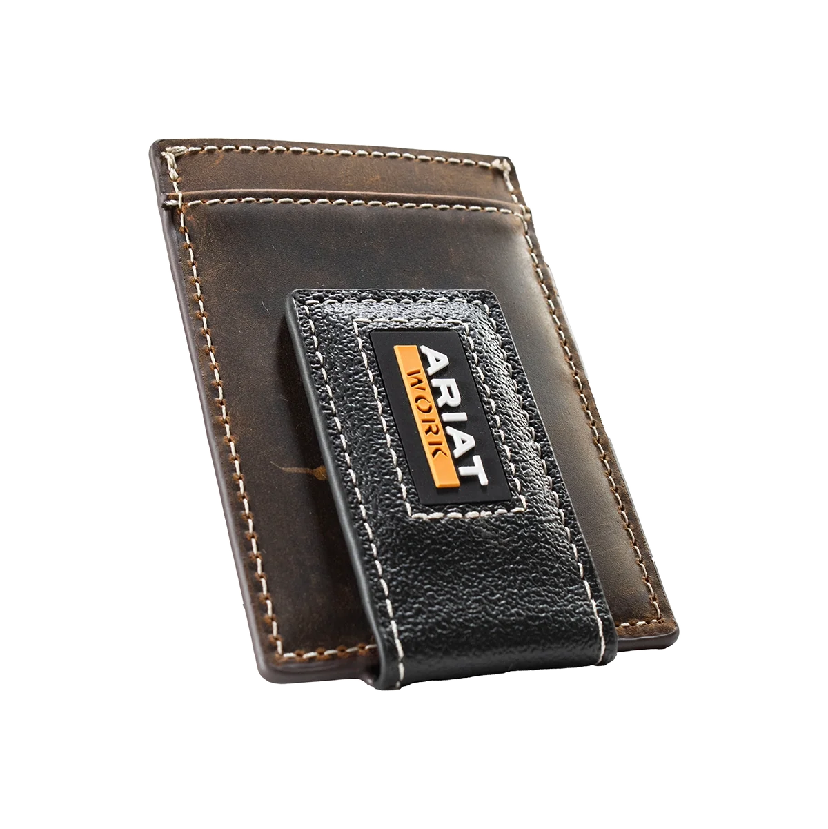 Ariat Men's Work Card Case Money Clip Wallet