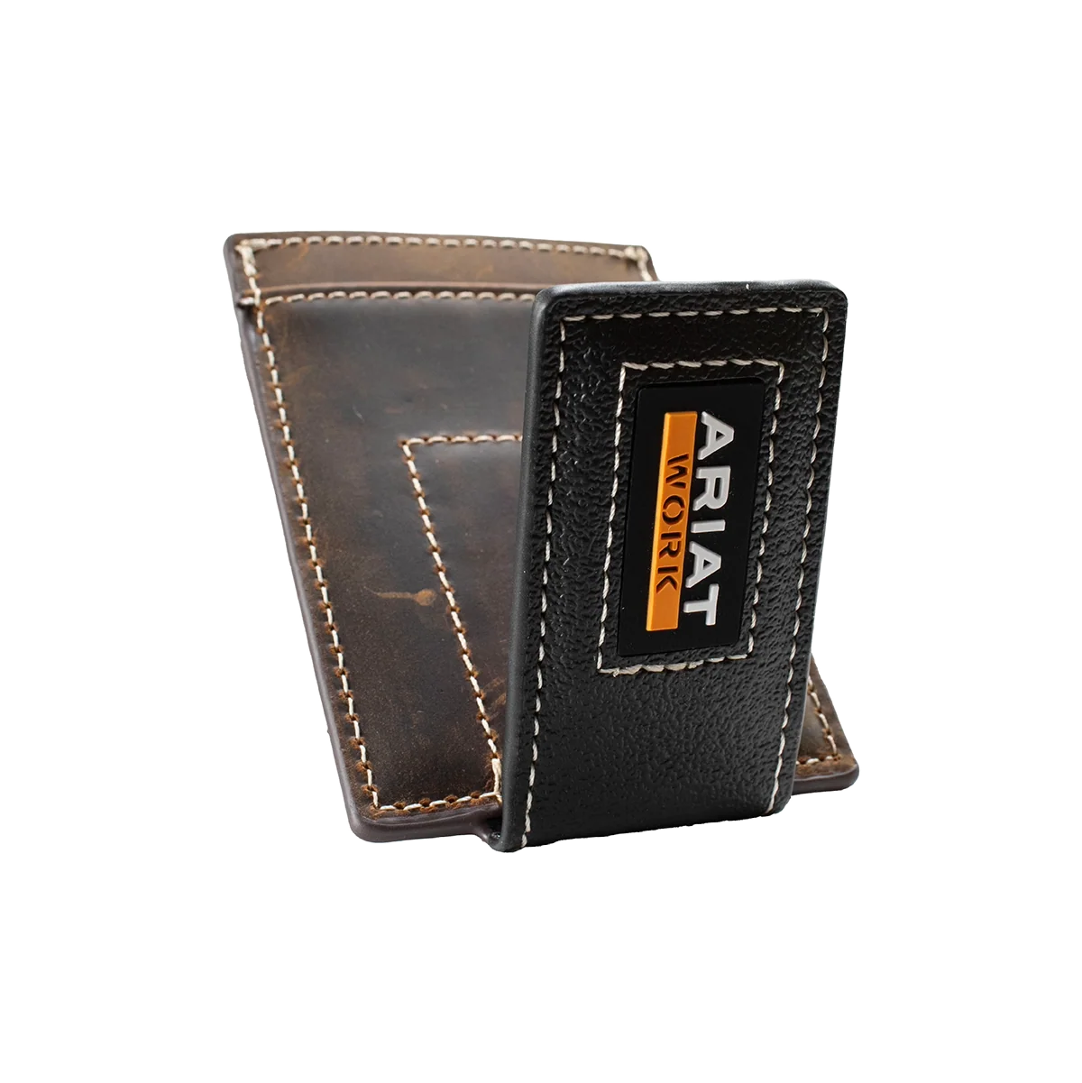 Ariat Men's Work Card Case Money Clip Wallet