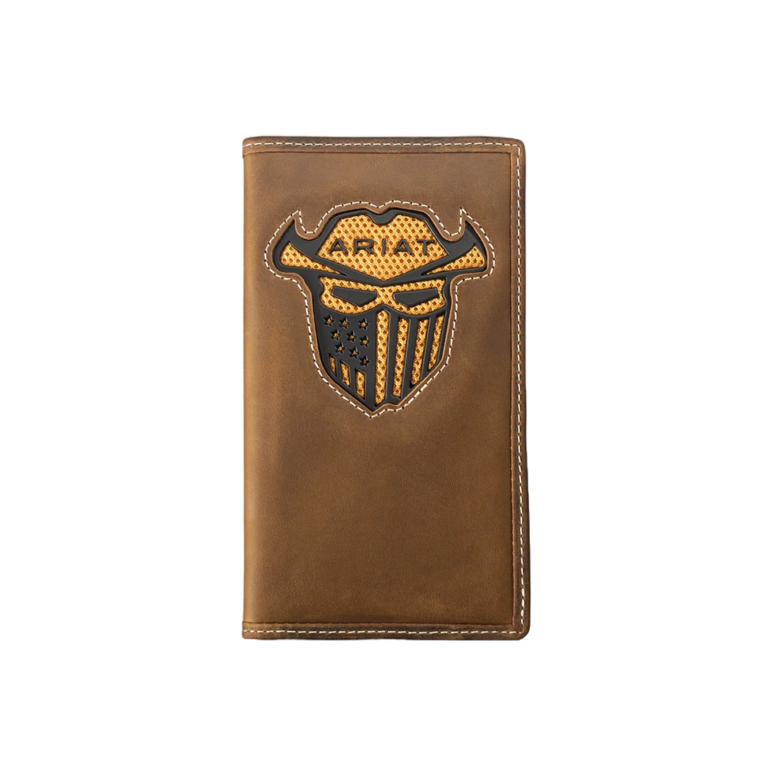 Ariat Men's Medium Brown Tan Checkbook