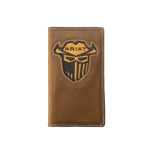 Ariat Men's Medium Brown Tan Checkbook