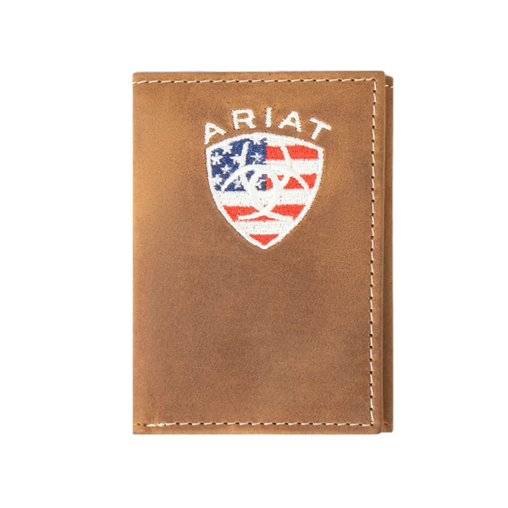 Ariat Tri-Fold Patriotic Wallet