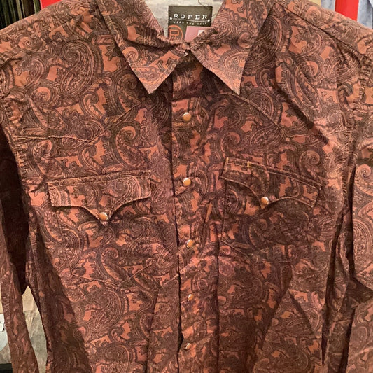 1685 Vintage Paisley Roper Men’s Shirt