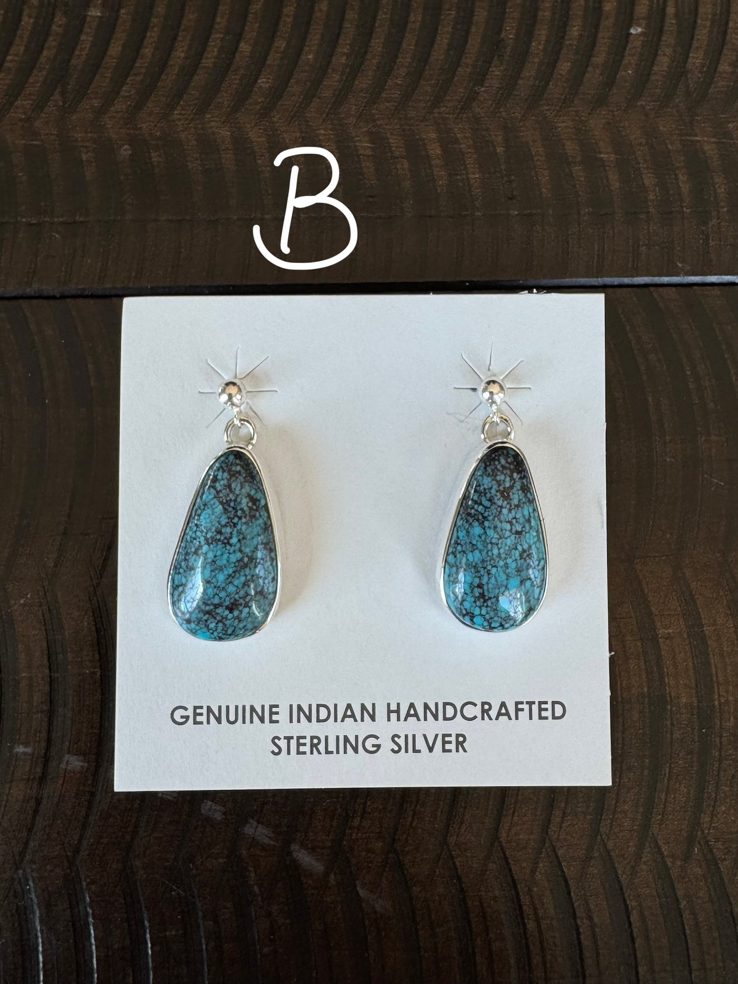 Authentic Dallas Turquoise Earrings