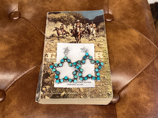 Authentic Turquoise Rodeo Stars