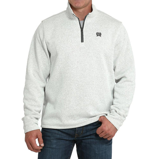 Cinch Men's Grey 1/4 Zip Pullover Sweater
