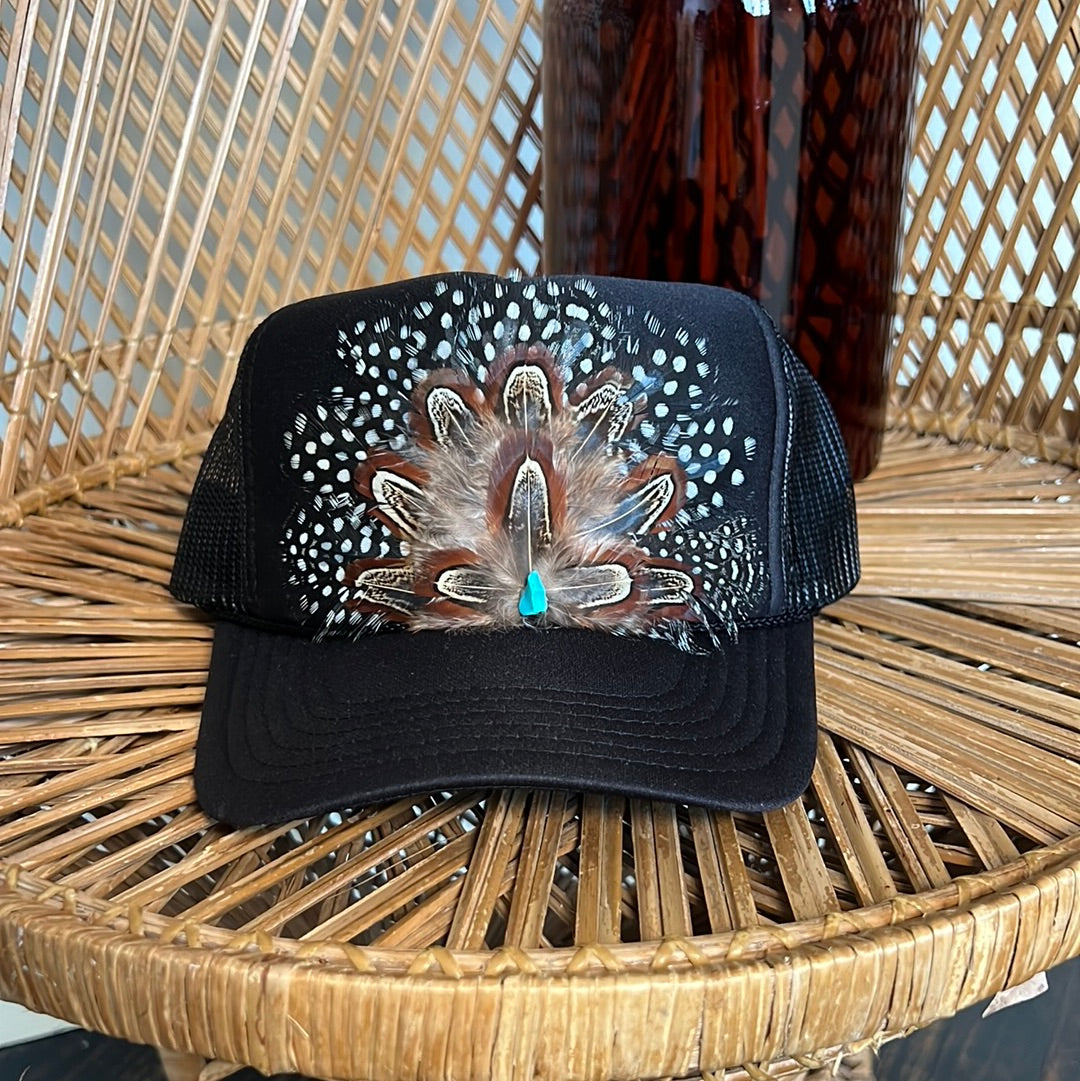 Feathered Trucker Hat