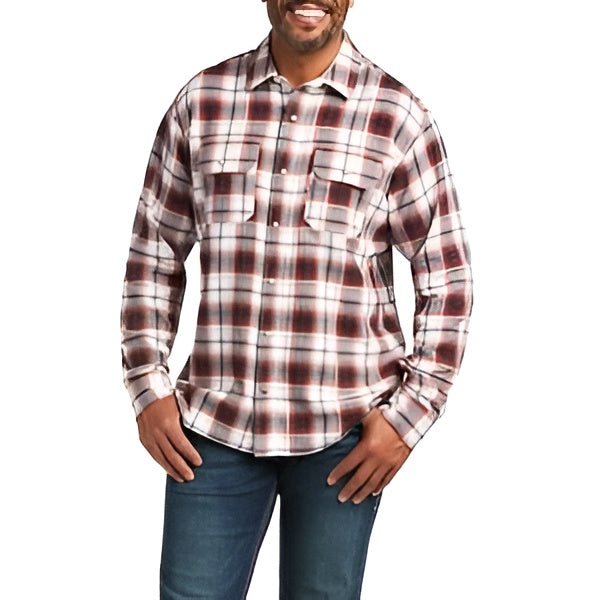 Ariat Men's Hayne Retro Fit Plaid Flannel Long Sleeve Shirt