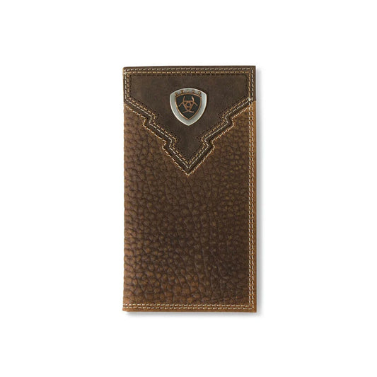 Ariat Mens Rodeo Wallet Brown Rowdy