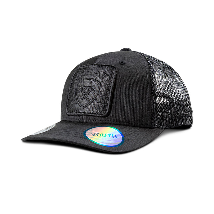 Ariat Youth Black Patch Cap