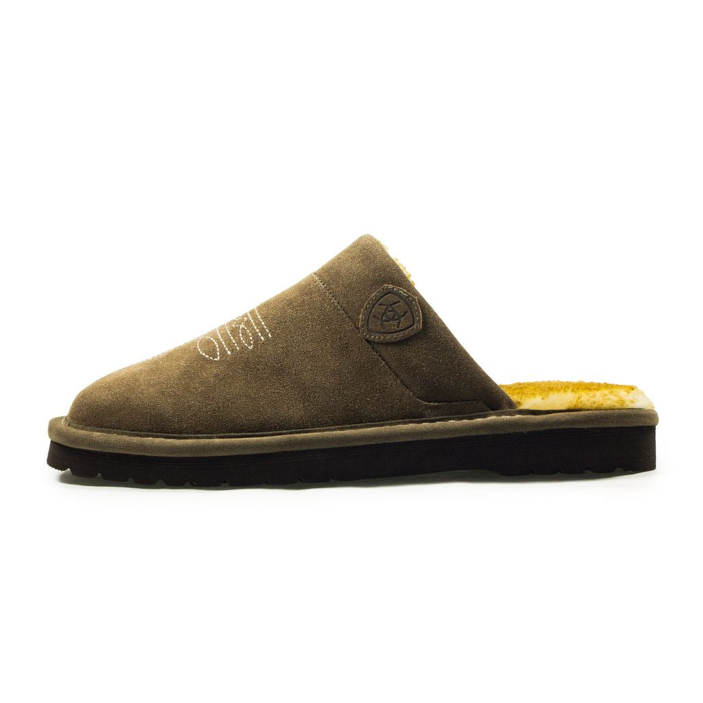 ARIAT Men’s Silversmith Square Toe Slipper Stone