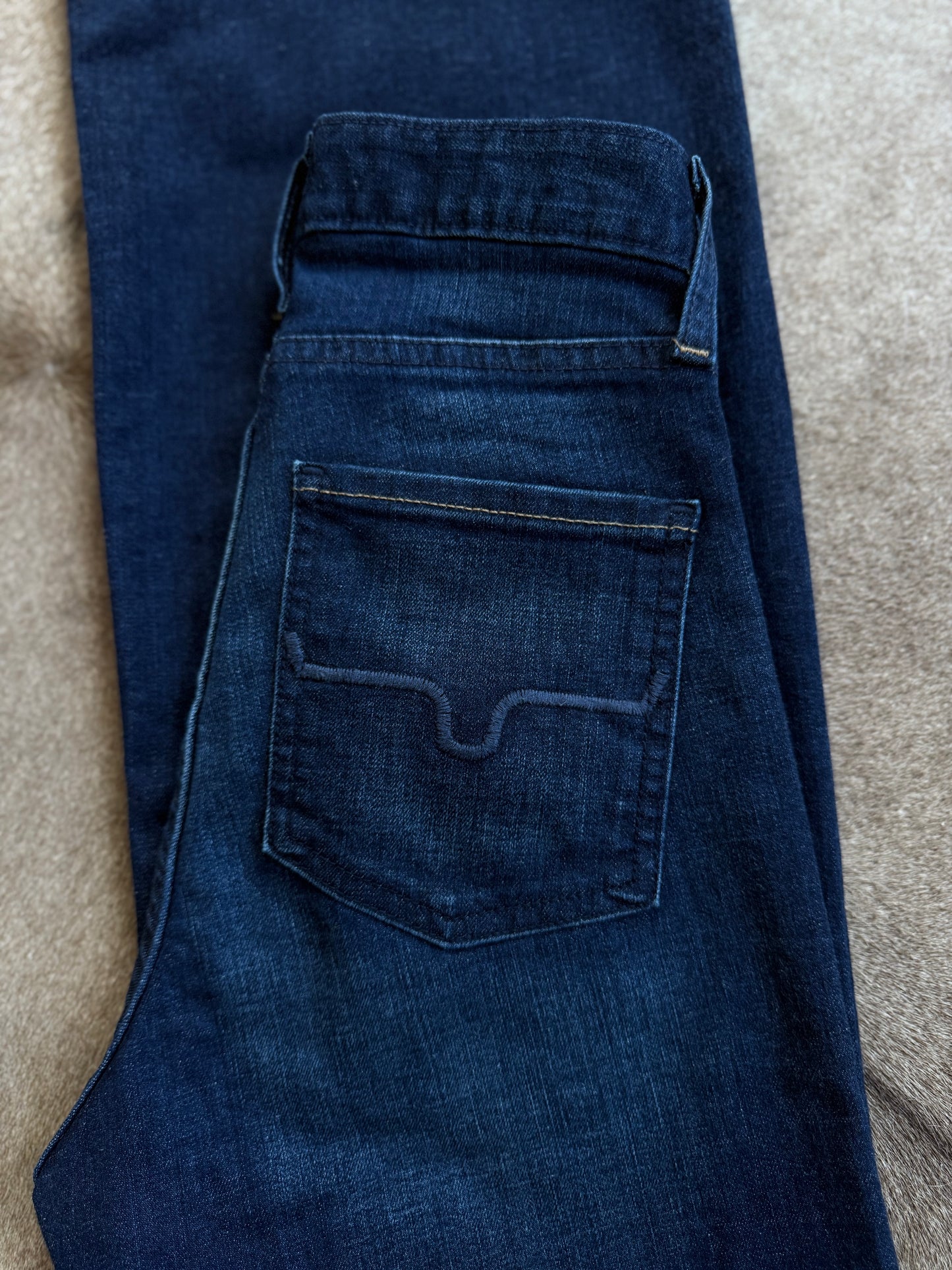 Kimes Olivia Dark Women's Wide Leg Jeans