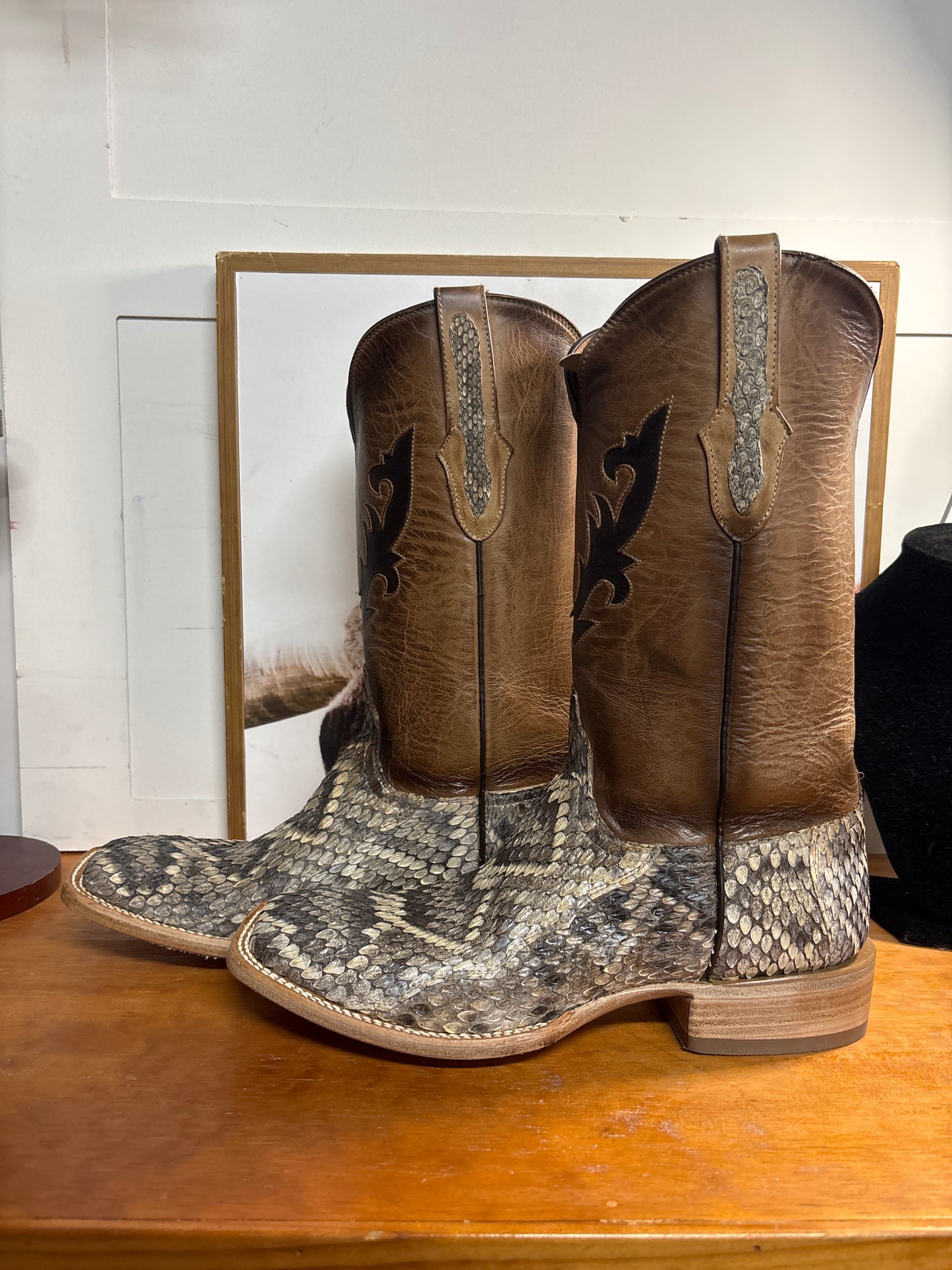 Black Jack Diamondback Rattle Snake Boots