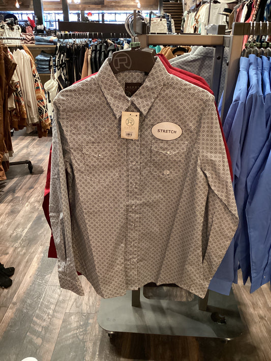 Roper Women's Four Point Foulard Grey Snap Up