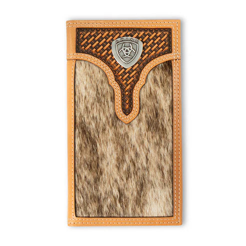 Ariat Calf Hair Rodeo Wallet