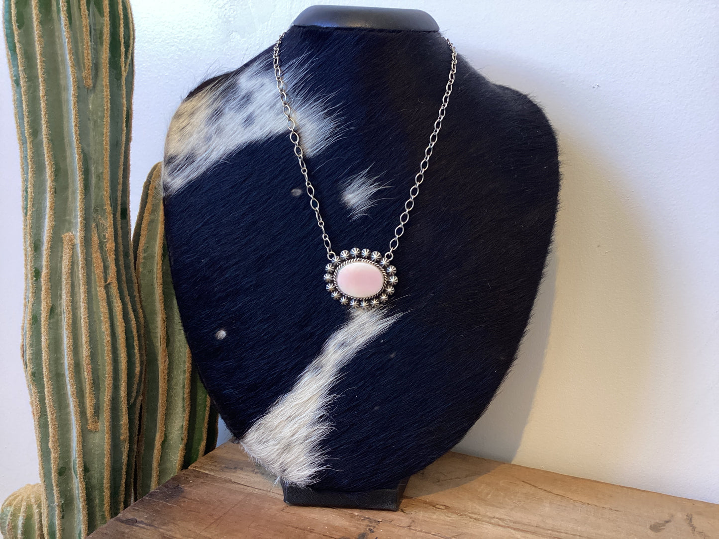 Reese Pink Conch Authentic Necklace