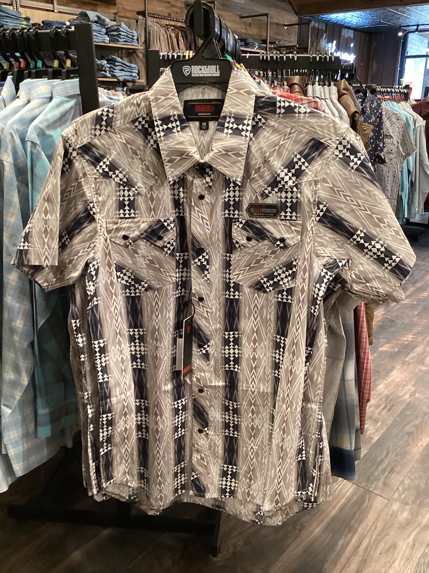 Rock & Roll Aztec Snap Up