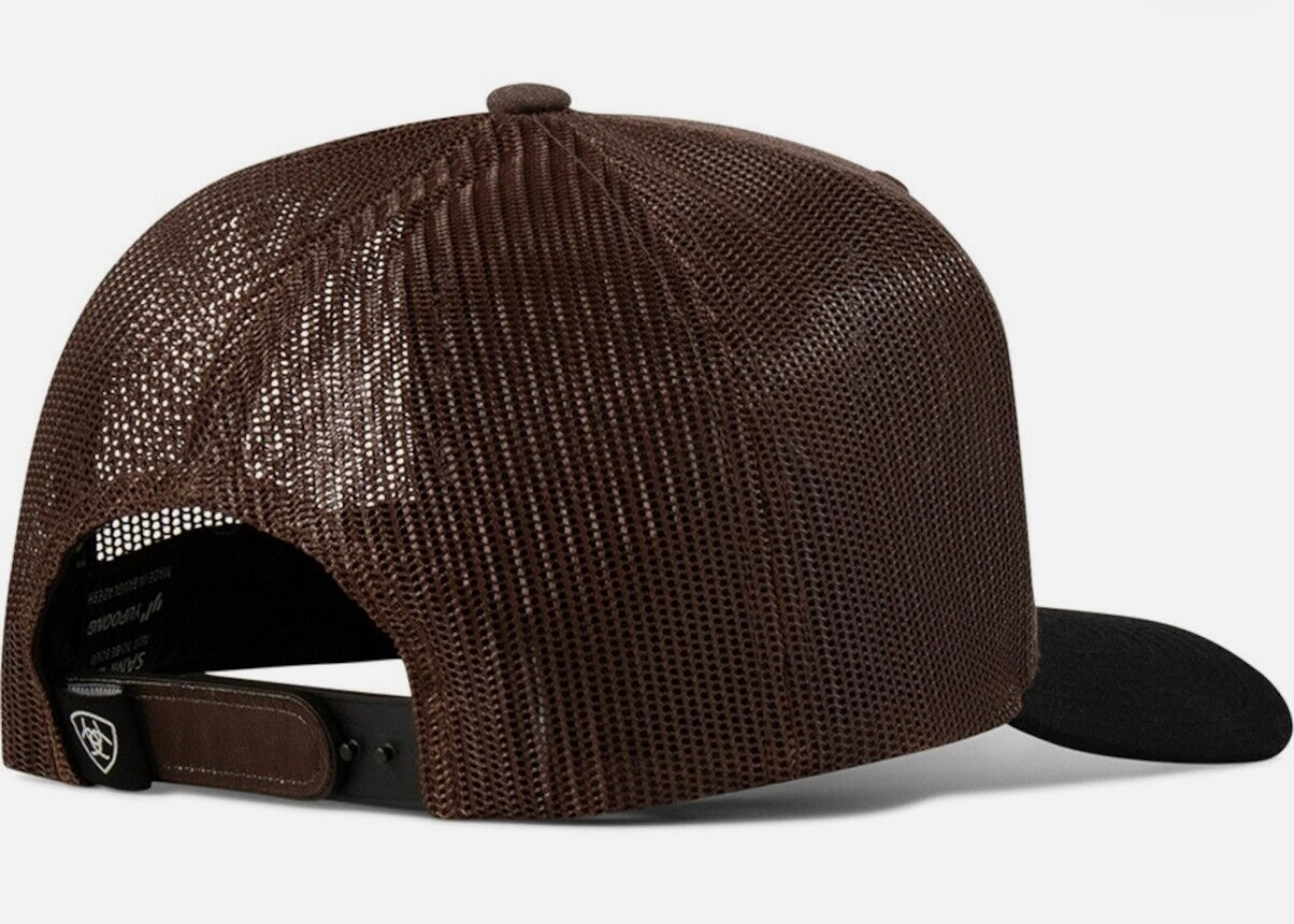 ARIAT Brown Stitch Logo Hat