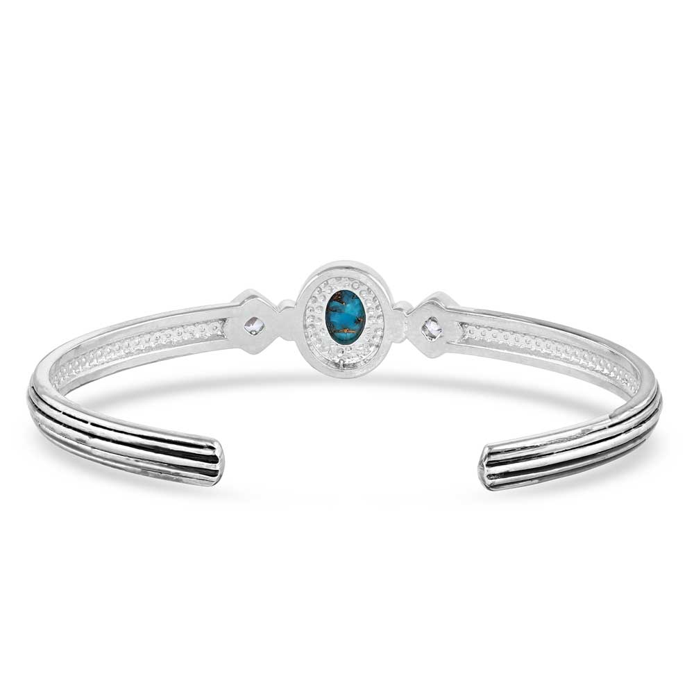 Open Night Sky Turquoise Cuff Bracelet