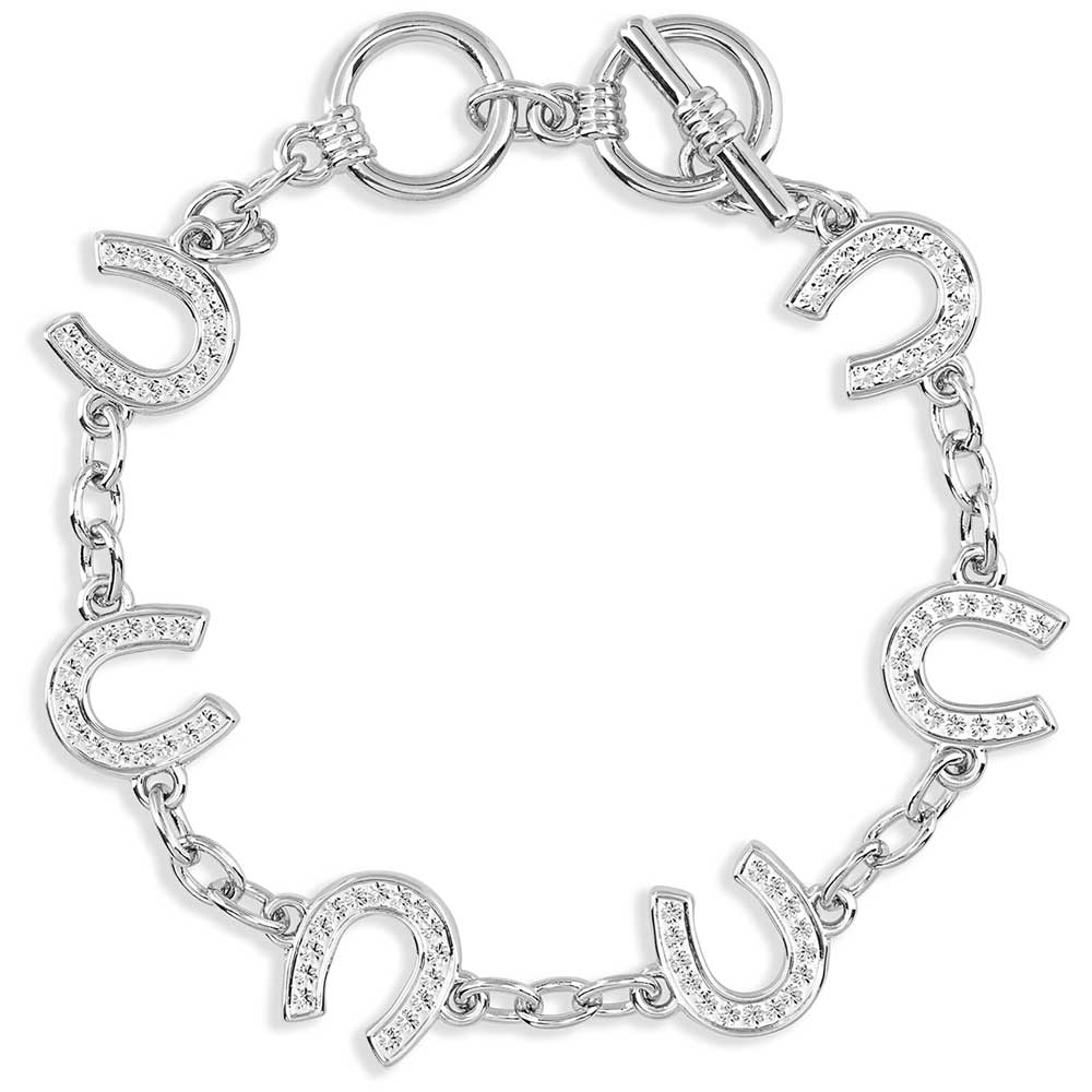 Montana Silver Horseshoe Charm Bracelet