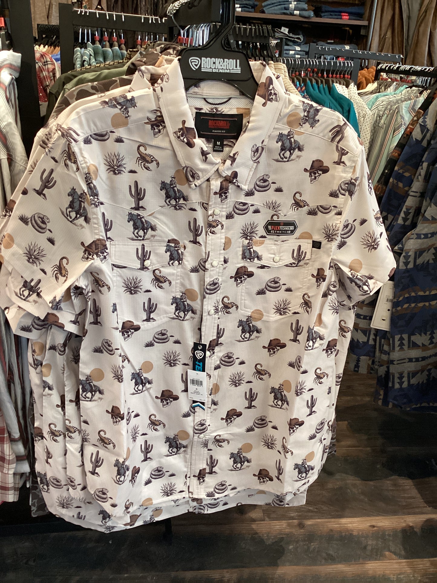 Rock & Roll Men's Novelty Desert Tek Western