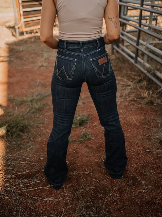 Wrangler Beth Deep Sapphire Trouser