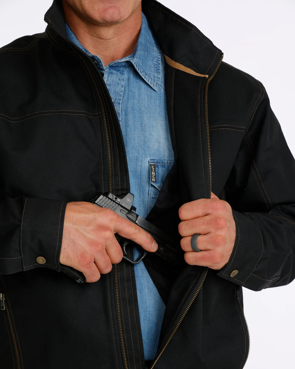 Cinch Bonded Jacket Black