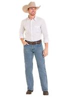 Men's Rock And Roll Denim Raised Denim Double Barrel Straight