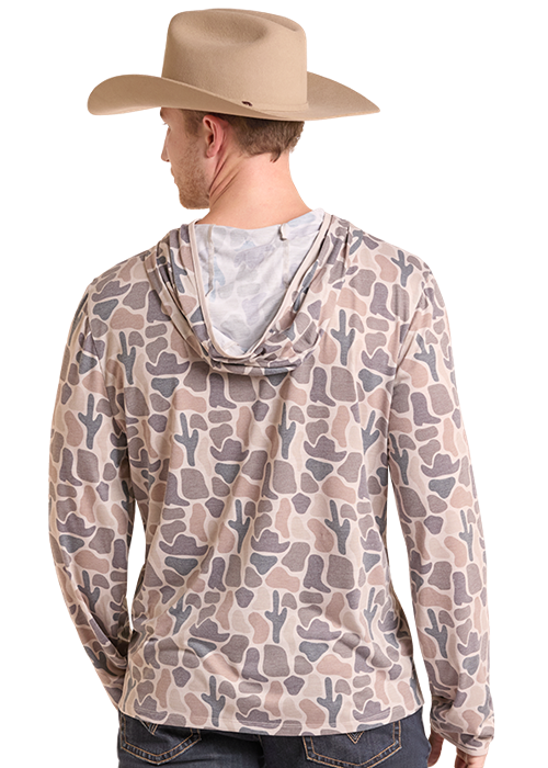 Camo Lite Hoodie Tee Men's