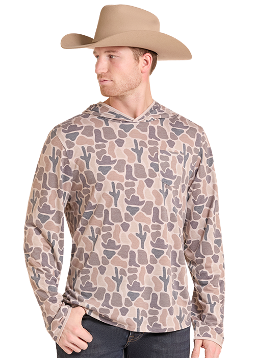 Camo Lite Hoodie Tee Men's
