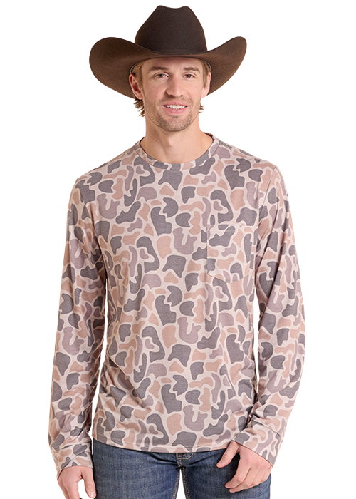 Camo Lite Crew Tee Men's