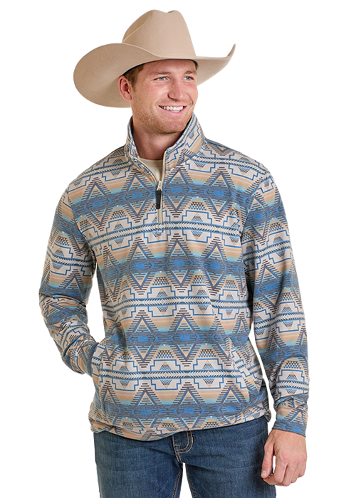 Aztec Mountains Men's Pullover