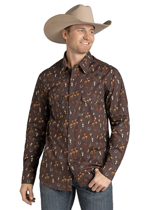 Horseshoe Men's Snap Up