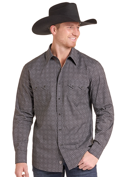 Sawtooth Medallion Snap Up