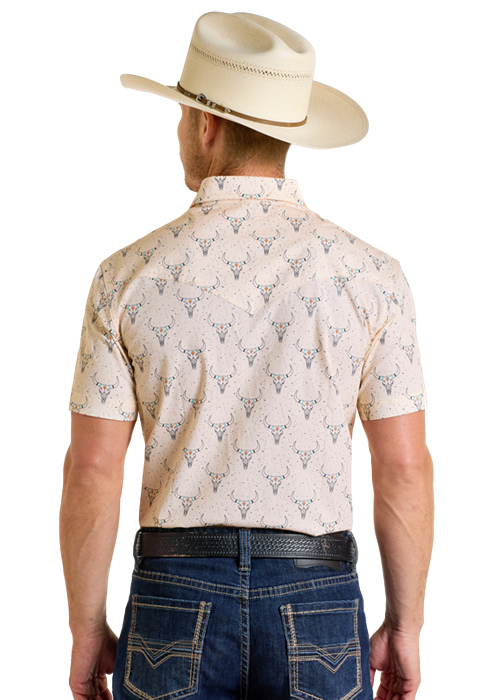 Dale Mini Longhorn Short Sleeve Snap Up